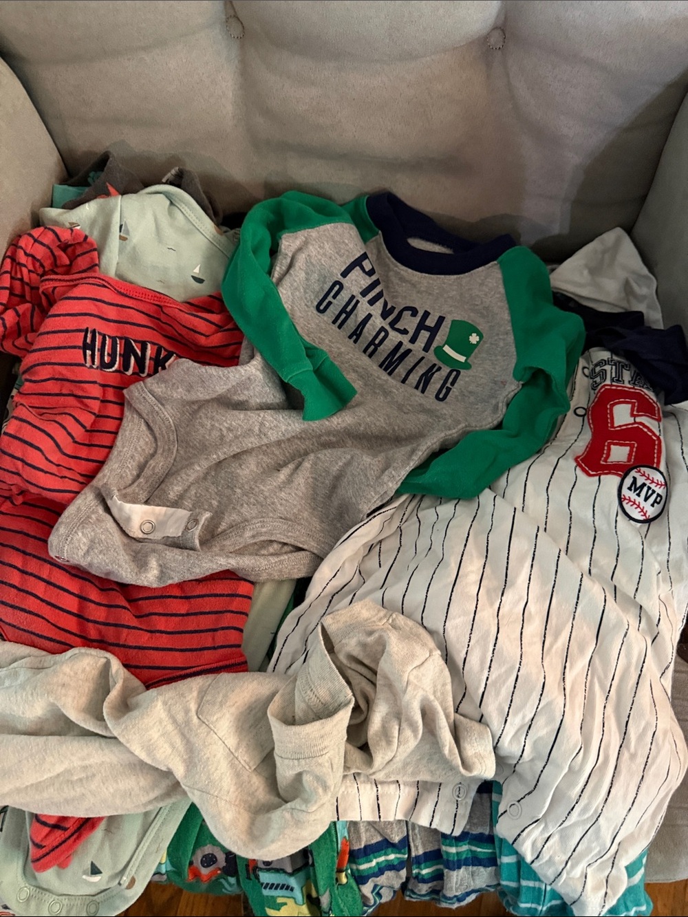 Lot 13 onesies sleepers and pajamas pinch charming Santa squad etc